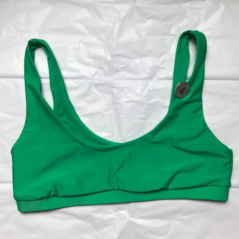 Green Bathing Suit Top